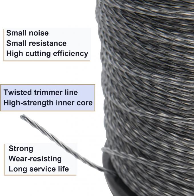 2.4mm 2.7mm 3.0mm 3.5mm 전력 도구 정원 부분 잔디 트림러 라인 2kg 스풀 포장 사용자 정의 지원 OEM 2