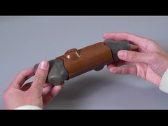 삐걱거리는 가지 씹는 개 장난감