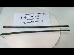 1/4 스테인리스 스틸 케이블 7x19 건설 스트랜드 코어 깨기 긴장 600 파운드