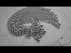 평면 완성 스테인리스 스틸 볼 체인 진주 벨트 체인 보석 제조 용품