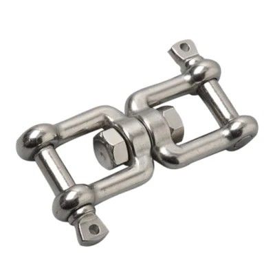 주문 폴리스 스테인레스 스틸 두 개의 턱 끝 회전 눈 갈고리 무거운 용도로 online manufacture