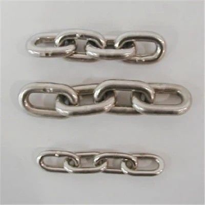 주문 8mm 316 스테인리스 스틸 링크 체인 화학 산업의 전송 및 내구성 online manufacture