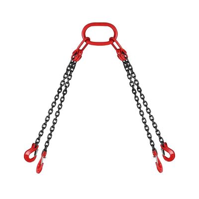 주문 2t 작업 부하 제한 G80 G100 검은색 마무리 리프팅 체인 슬링 갈고리 체인 링크 online manufacture
