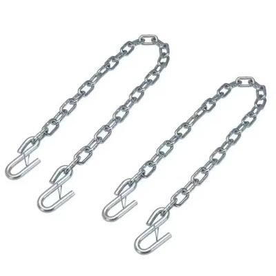 주문 블루와 화이트 진크 코팅 5000 파운드 트레일러 안전 체인 online manufacture