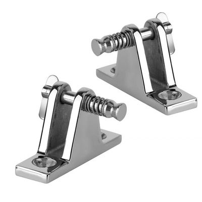 좋은 가격 316 스테인리스 스틸 Bimini Top Deck Hinge 보트 액세서리 커버용 해상 하드웨어 온라인으로