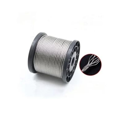 좋은 가격 1x12 7x7 7x19 4mm 5mm 6mm 8mm 10mm A2 A4 304 316 항공기 스테인리스 스틸 와이어 로프 온라인으로