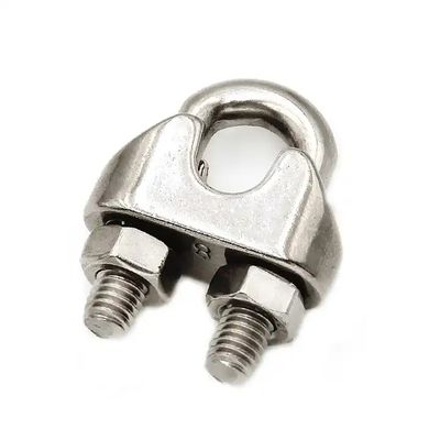 주문 하드웨어 장착품 우수한 성능을 위해 닦은 스테인리스 스틸 철사 로프 클립 online manufacture