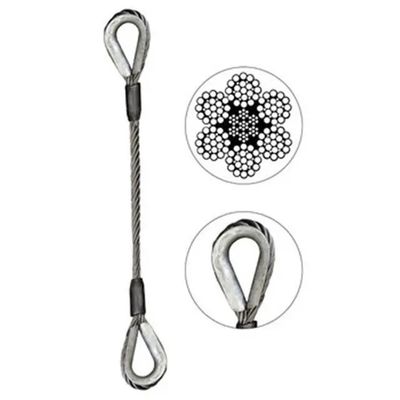 좋은 가격 - AISI 304 316 스테인리스 스틸 7x7 6x36 다이아 8mm IWRC RHRL 하드 소프트 눈 마무리 미진 케이블 와이어 로프 스링 온라인으로