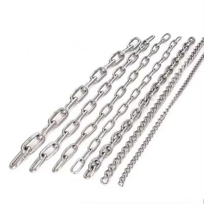 주문 긴 서비스 수명 DIN763 766 304 316 업그레이드를 위한 스테인리스 스틸 링크 체인 online manufacture