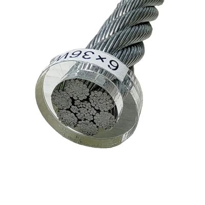 주문 6x36WS IWRC FC 핫 디프 된 진열 저항성 우수한 진열 저항력있는 진료 철 철사 로프 online manufacture