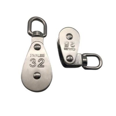 주문 중공업용 스테인레스 스틸 와이어 케이블 회전 셰이브 펄리 블록 online manufacture