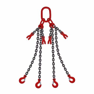 주문 G80 G100 네 다리 리프팅 체인 슬링 갈고리 체인 링크 기능 기타 검은색 online manufacture