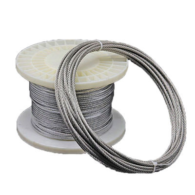 좋은 가격 6x7/6x19/6x36 진열 철도 로프 케이블 1000N - 100000N 팽창 강도 온라인으로