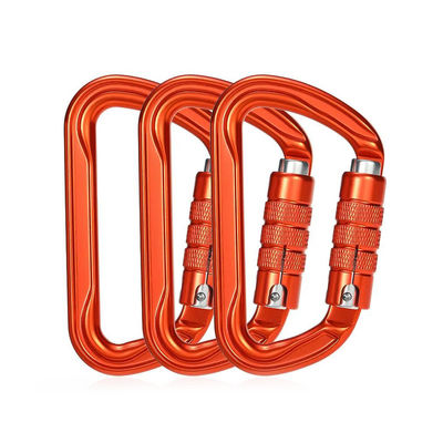 좋은 가격 OEM 허용 30KN 알루미늄 합금 등산 하드웨어 7075를 위한 자동 잠금 스냅 갈고리 온라인으로