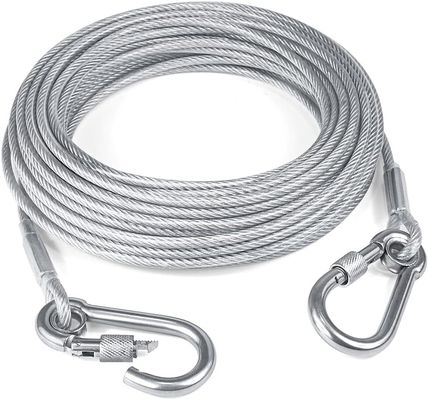 이중  Buckle 강철 케이블 개 리어