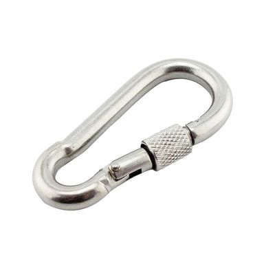 주문 닦은 마무리 스프링 Buckle 알루미늄 카라바이너 등반 갈고리 하드웨어와 나사 online manufacture