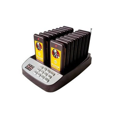 주문 대기열 관리 시스템 800m 범위를 가진 무선 코스터 페이저와 ABS 플라스틱 재료 online manufacture