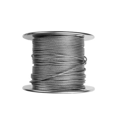 주문 탄소강 등급 6 x 19 건설용 진크 코팅 철선 케이블 online manufacture