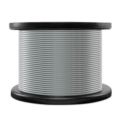주문 7x7 스틸 케이블 로프 PVC 코팅 스틸 와이어 로프 1/8 