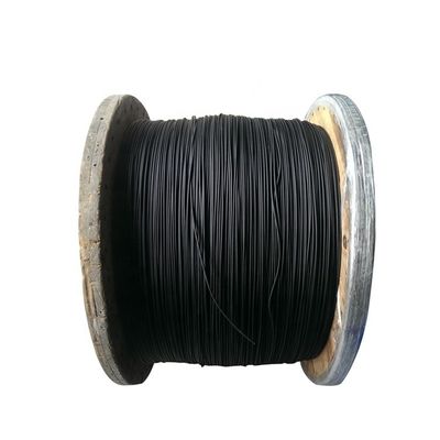 주문 ISO9001/ISO14001 인증을 받은 검게 된 강철 로프 진열 항공 케이블 7x7 7x19 강철 케이블 1/4 