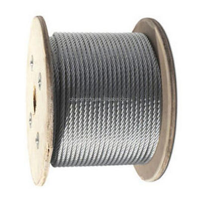 주문 높은 견고성 6x37 1.5mm 2mm 3mm 6mm 4.5mm 6mm 28mm 32mm 스테인리스 스틸 304/316 와이어 로프 online manufacture