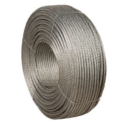 주문 6x19 FC 10MM 진열되지 않은 철강 와이어 로프 스테인레스 스틸 튼력 절단용 철강 케이블 처리 서비스 online manufacture