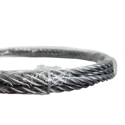 주문 건설용 표준 AiSi 탄소 강철 등급의 4x31 WSC 8.3mm 진열 철도 로프 online manufacture