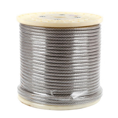 주문 0.5-0.6mm 지름 7*7 304 스테인리스 스틸 케이블 철 로프 건설용 online manufacture