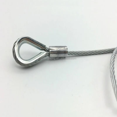 주문 7x7 / 7x19 / 1x19 와이어 로프 3.2mm 전장 된 진열 항공 케이블 헝거 와이어 / 조명 케이블 용도 기타 online manufacture