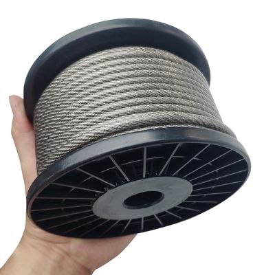 주문 7*7 건축 스테인리스 스틸 TPU PVC 와이어 로프 비 합금 용품 online manufacture