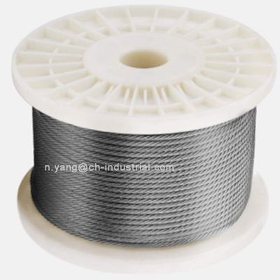 주문 200ft 스틸 케이블 T316 스테인리스 스틸 항공 케이블 1x19 7x7 7x19 SS 케이블 철 로프 online manufacture