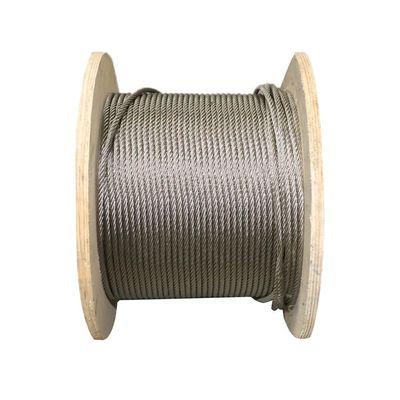 주문 스테인리스 스틸 와이어 로프 AISI 304 304L 316 대용품 냉정 오프닝 애플리케이션 online manufacture