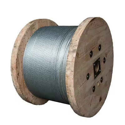 주문 다재다능한 애플리케이션 탄소 강철 등급 3/3.35mm BS183 핫 디프 진열 Guy Ground Cable Steel Stay Wire Coil online manufacture