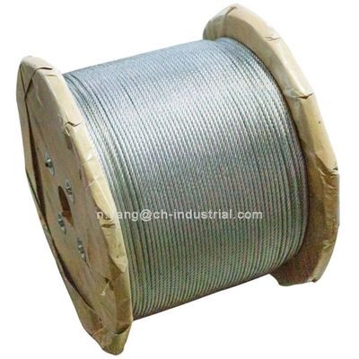 주문 비연금 가연 12mm 강철 케이블 로프 와이어 6x19 고객 만족을 위해 online manufacture