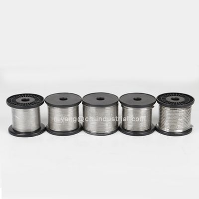 주문 고성질 및 C 함량 0.08% 7x19 1.8mm 스테인리스 스틸 와이어 로프 인옥스 케이블 online manufacture
