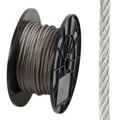주문 6-60mm 스틸 케이블 로프 매끄러운 로프 와이어 밝고 갈색되지 않은 스틸 와이어 로프 블랙 오일 online manufacture
