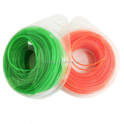 주문 다양한 색상 3.0mm 사각형 / 둥근 / 육각형 / 스타 나일론 트림머 라인 100% 나일론 재료 online manufacture