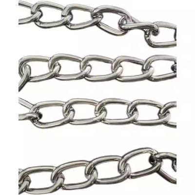 주문 소매 동물 굽힌 가연 체인 애완 동물 개 체인 애완 동물용 짧은 링크 체인 online manufacture