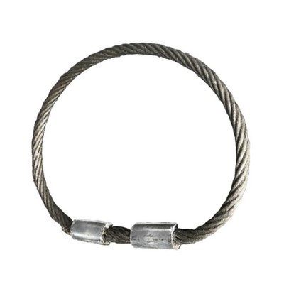 좋은 가격 Galvanized Steel Wire Rope Lifting Sling Hand Rigging Slings With Thimble for Crane 온라인으로