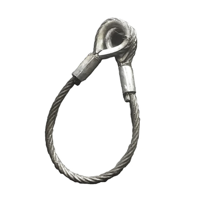좋은 가격 Galvanized Crane Wire Rope 6*26 6*37 Lifting Slings Loop Handling Slings for Boat 온라인으로