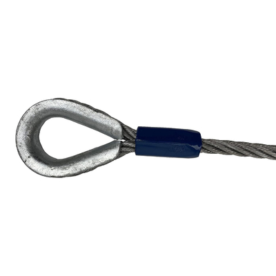 좋은 가격 Factory Price Tower Crane Wire Rope Sling 1770 Galvanized Carbon Steel Iwrc Wire Rope Sling 6*37 Sling 온라인으로