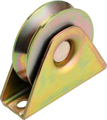 V 모양 구석 문 바퀴 색상 주황 접착 된 철도 펄리 슬라이딩 문 바퀴 롤러 문 액세서리