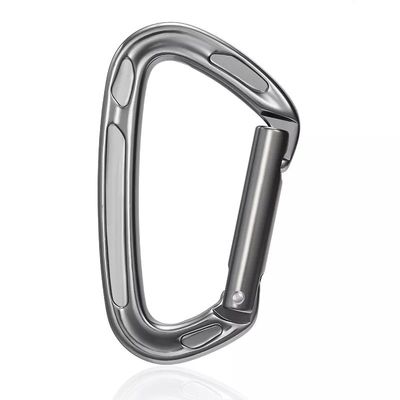 좋은 가격 OEM 중량 23KN 스냅 후크 D 모양 7075 알루미늄 카라빈어 클립 등산 온라인으로
