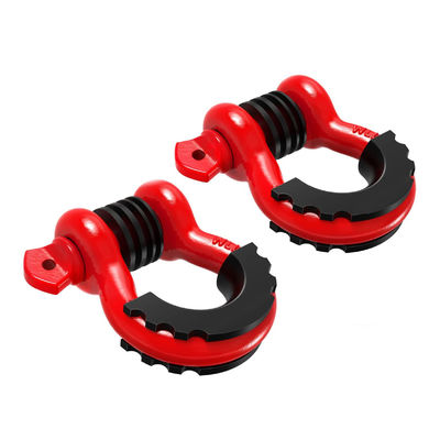 좋은 가격 비표준형 트위스트 D 링 Bow Shackle for Offroad Rescue Tow Strap in Metric Measurement System (메트릭 측정 시스템) 온라인으로