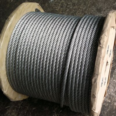 좋은 가격 6x12 7FC 와이어 로프 로프 와이어 탄소 강철 고강도 6mm 진열 강철 케이블 로프 표준 AiSi 온라인으로