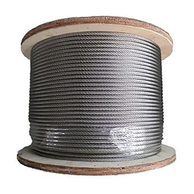 좋은 가격 15mm 스틸 와이어 로프 8x26 왼손 일반 레이 2160N/mm2 가연 압축 S 미니.196 2 kN 들어올림 허용력 기타 온라인으로