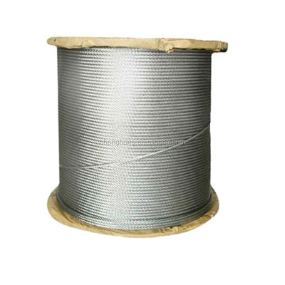 좋은 가격 고 탄소 강철 7x7 건설 가설 철 철사 로프 3mm 4mm 5mm 6mm 다양한 응용 프로그램 온라인으로