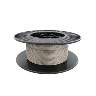 좋은 가격 7X7 SUS 316 AISI 316 T316 스테인리스 스틸 와이어 로프 관용 ± 0.01mm 해양용 온라인으로