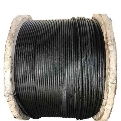 좋은 가격 26mm 6x37 FC 와이어 로프 유연 철도 케이블 로프와 블랙 오일 건설 특수 냉동 헤딩 스틸 26mm 온라인으로