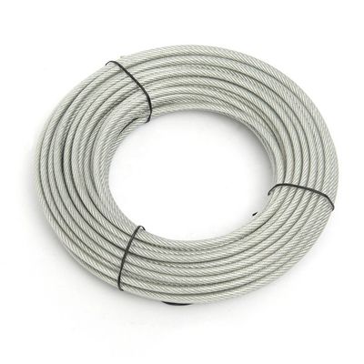 좋은 가격 7x7 코팅 된 PVC 가루화 된 철 철 철 로프 의류 라인을위한 튼튼성 1370-2160MPA 특수 냉동 헤딩 철 온라인으로